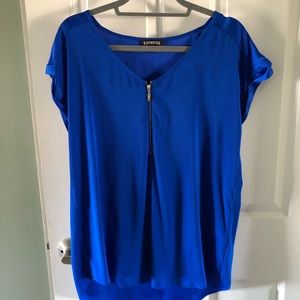 Express short sleeve top size large